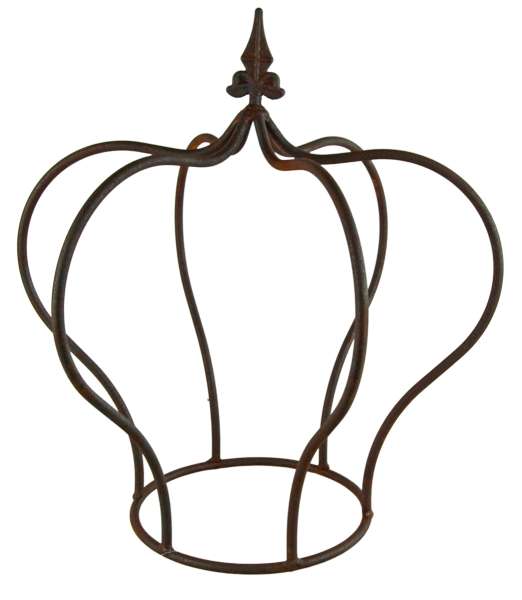 Zauberhafte Rankhilfe Krone ca. 41 cm - Gartendekoration